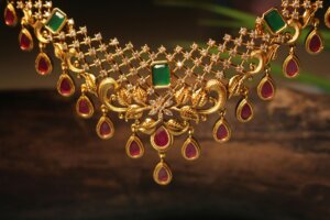 wedding gold necklace design