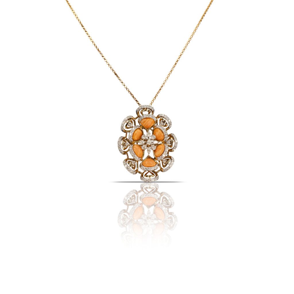 gold chain design for girl with locket